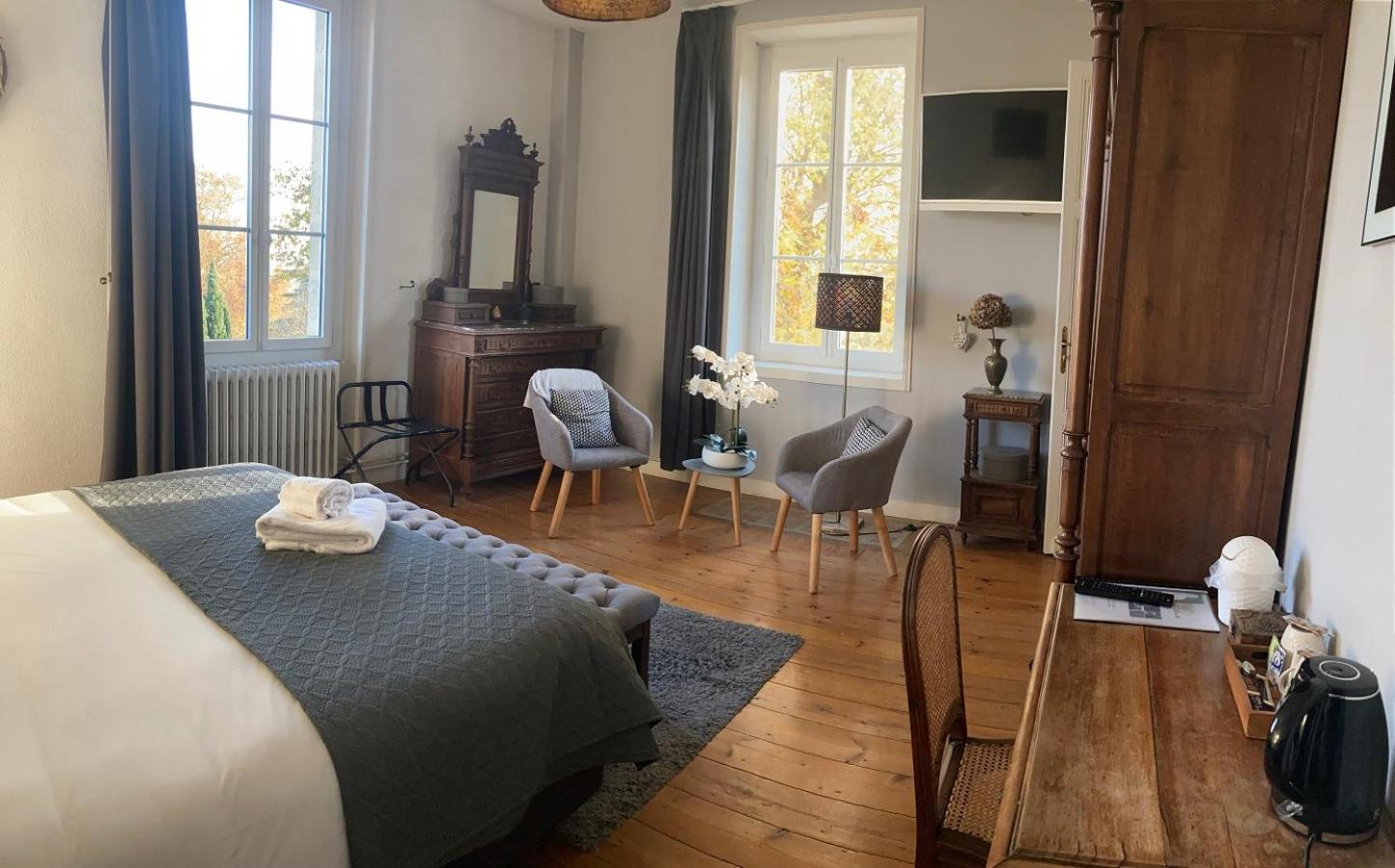 Chateau Marith - Etablissement Climatise Avec Piscine Hotell Clairac  Rom bilde